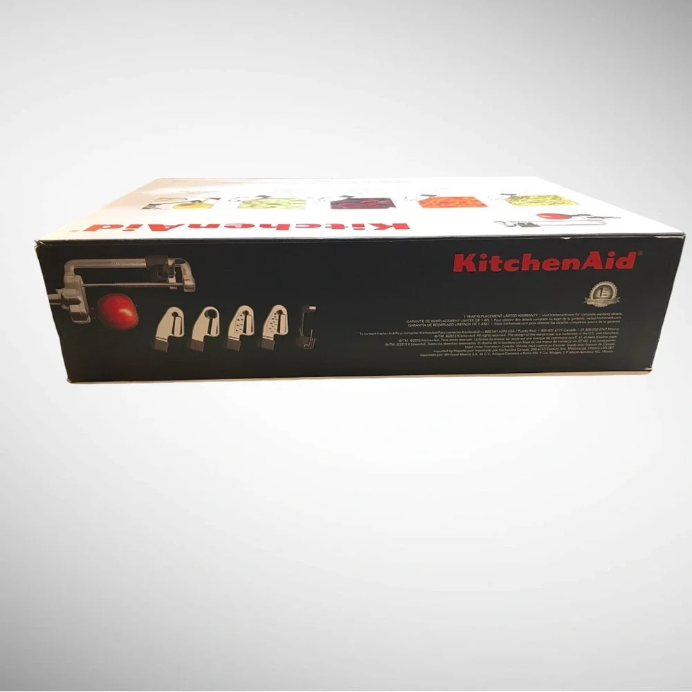 New! KitchenAid SPIRALIZER PEEL, CORE SLICE STAND MIXER ATTACHMENT